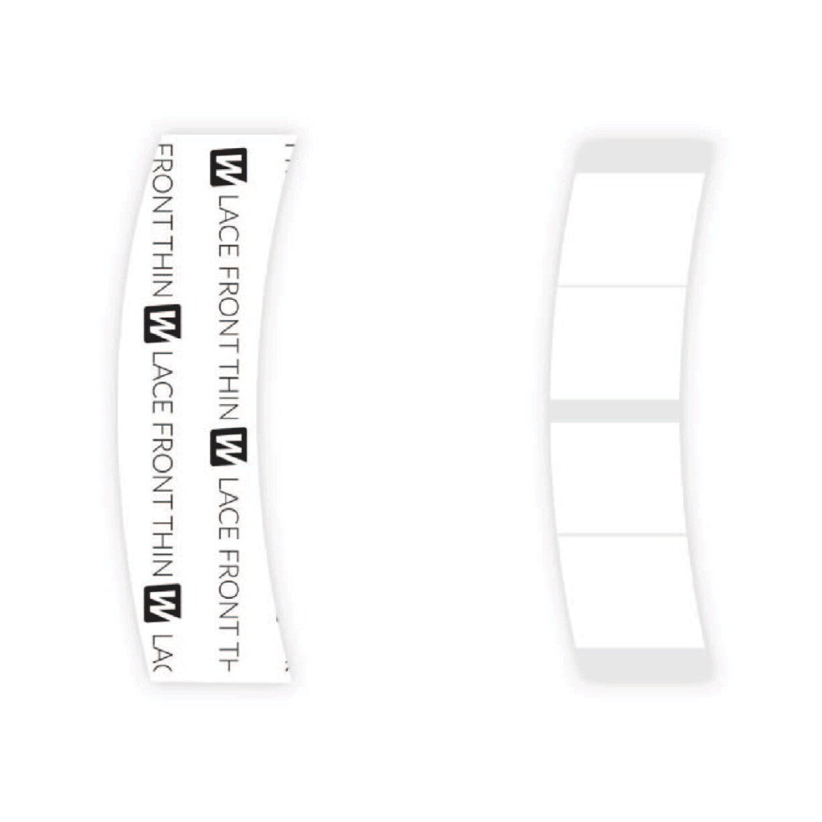 WALKER TAPE LACE FRONT THIN - MINIS, 72PC/BAG